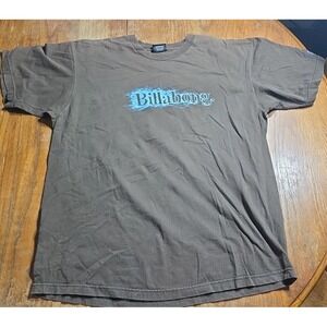 Vintage Billabong Shirt Mens Extra Large Brown  Surf Y2K Graphic Short Sleeve